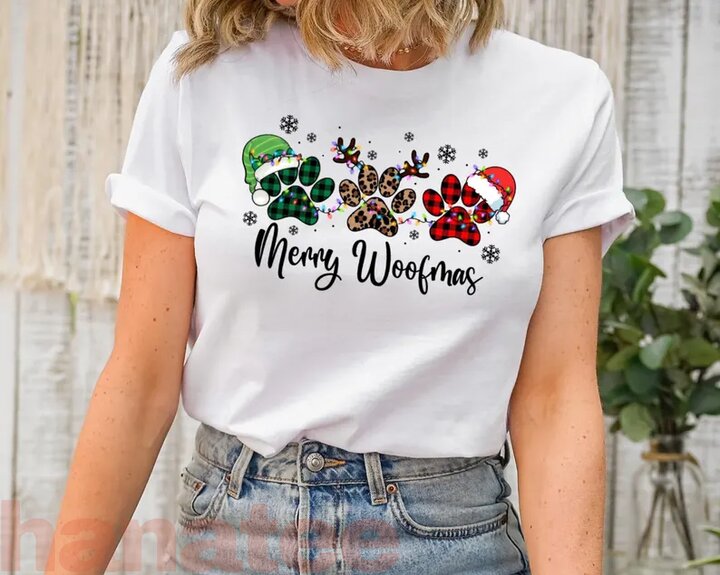 Dog Hand Christmas Woofmas