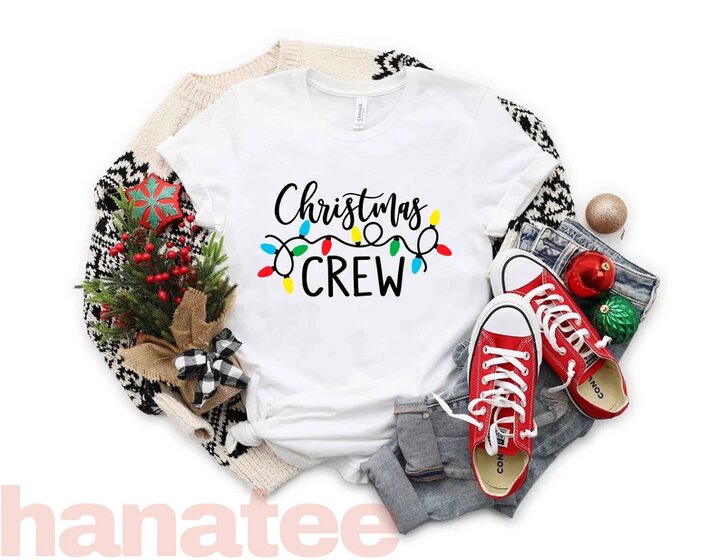 Christmas Crew Lights Family Matching