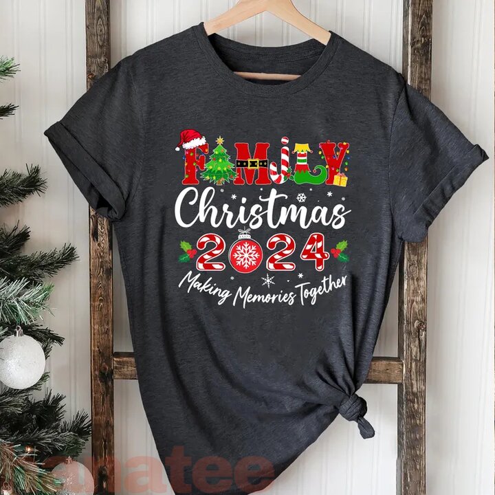 Family Matching Christmas Making Memories Together