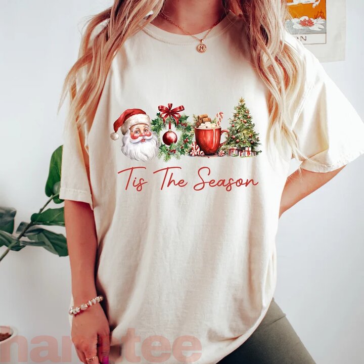 Retro Tis the Season Christmas