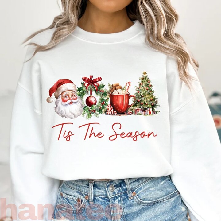 Retro Tis the Season Christmas