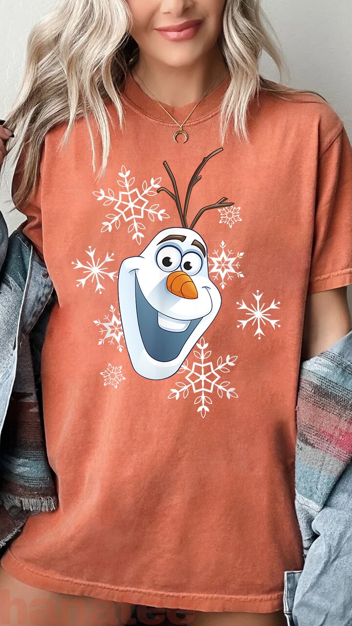 Frozen Olaf Smile Snowflake Christmas