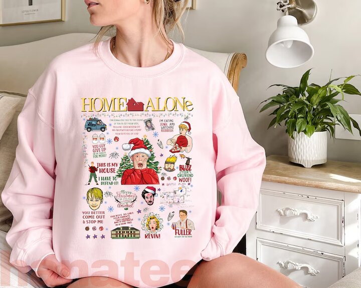 Home Alone 90s Christmas Funny Quotes