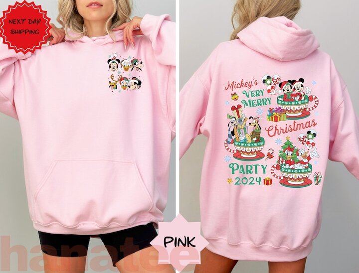 Santa And Friends Group Christmas 2 Sides