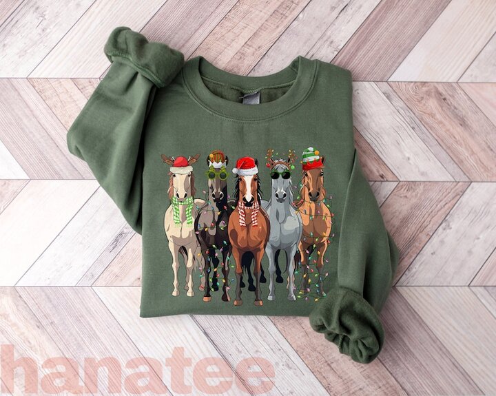 Horse Farm Lover Christmas 
