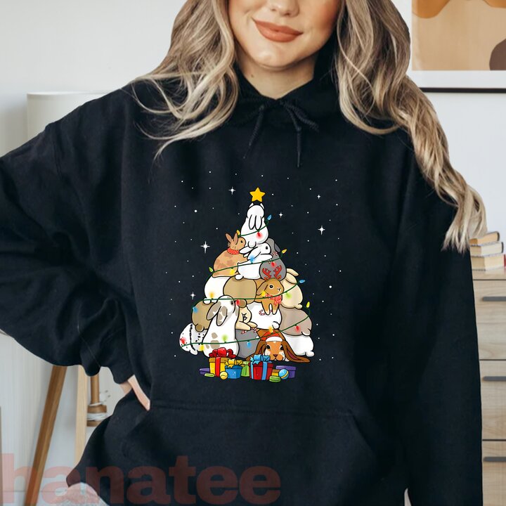 Cute Bunny Christmas Tree   