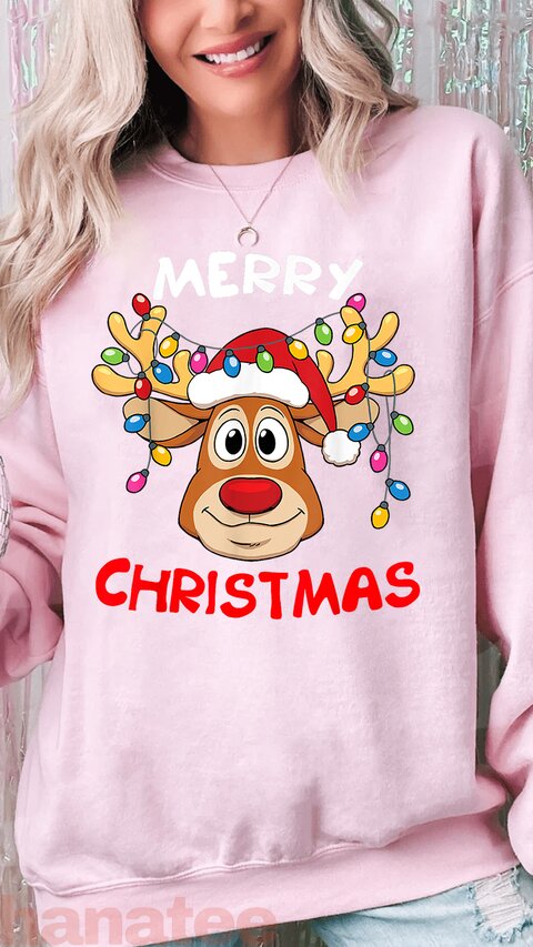 Reindeer Merry Christmas  