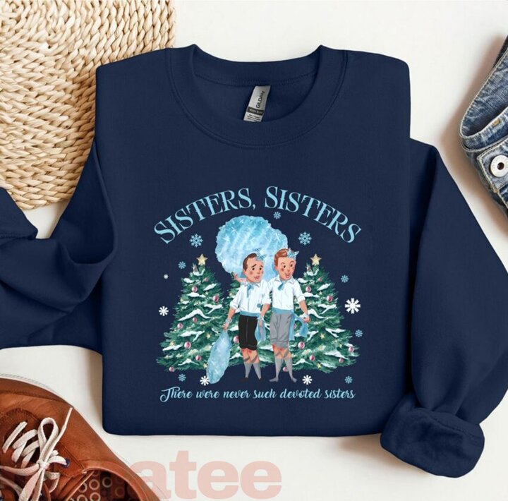 Sisters Sisters Vintage White Christmas