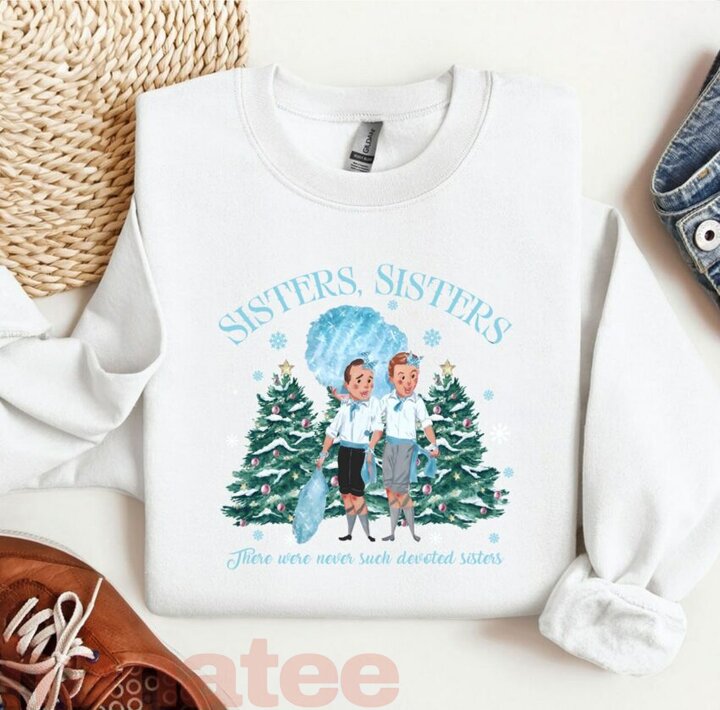 Sisters Sisters Vintage White Christmas