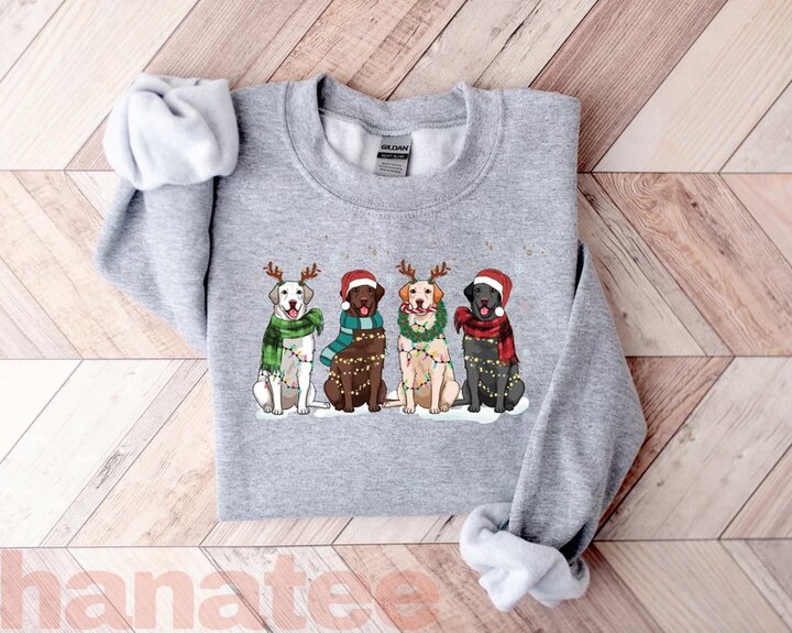 Christmas Labrador Retriever Dog 