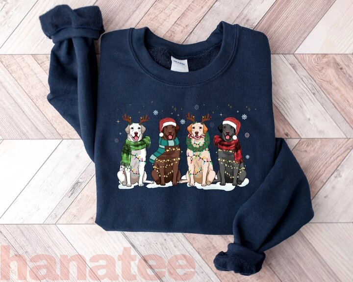 Christmas Labrador Retriever Dog 