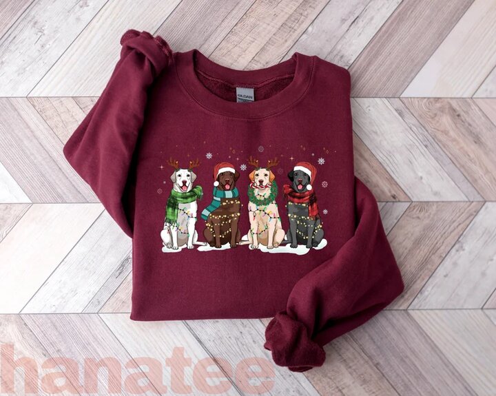 Christmas Labrador Retriever Dog 