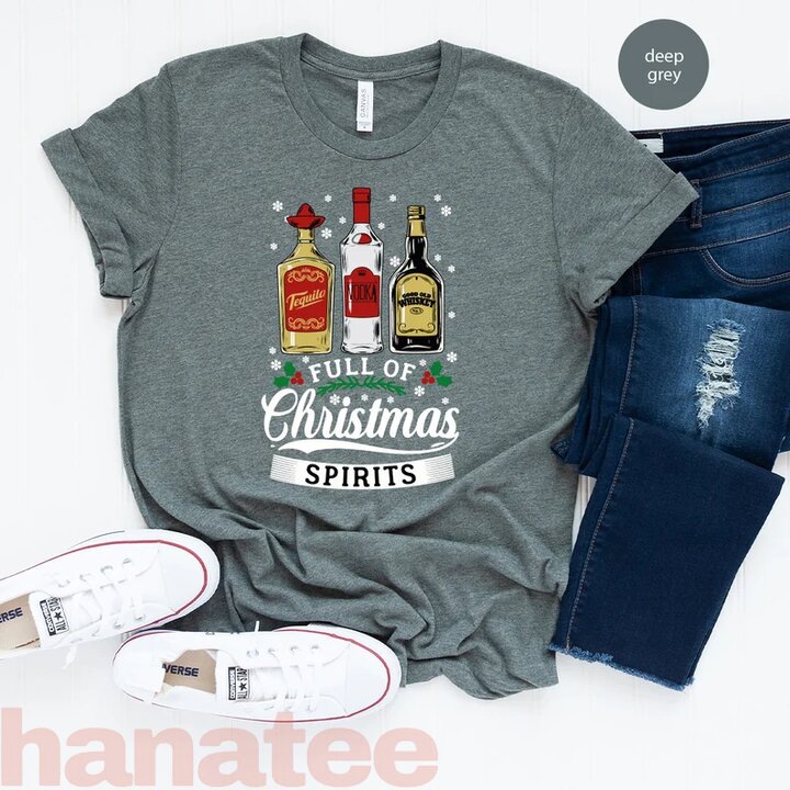 Tequila Vodka Whiskey Party Funny Christmas