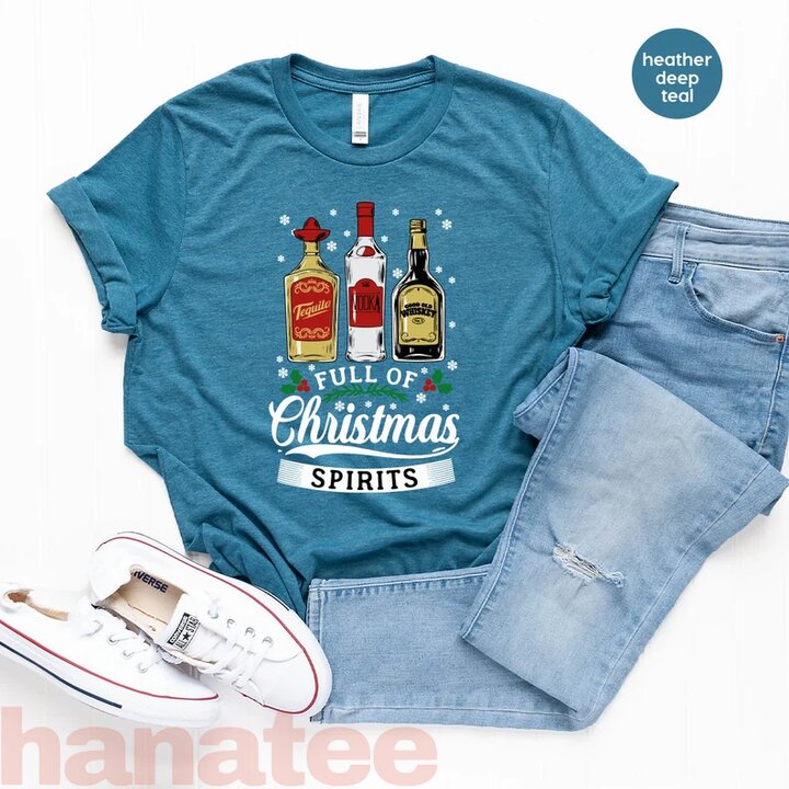Tequila Vodka Whiskey Party Funny Christmas