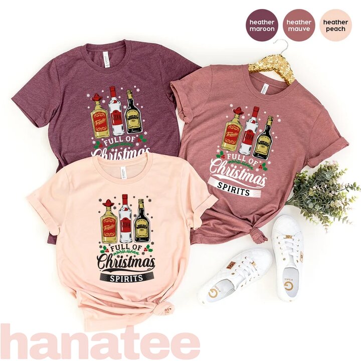 Tequila Vodka Whiskey Party Funny Christmas