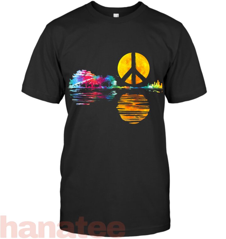 Guitar Moon Musician Peace Sign