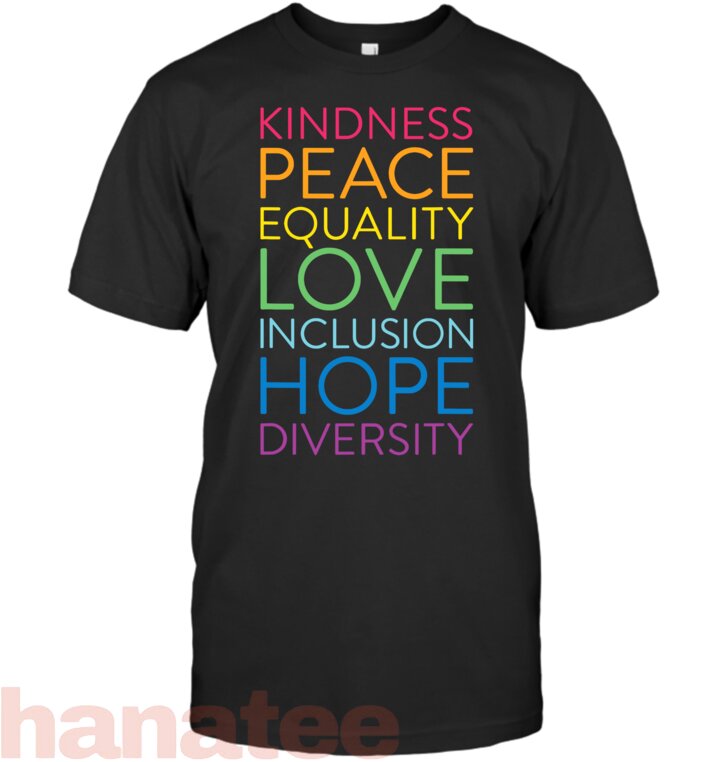 Peace Love Inclusion Equality Diversity Human Rights