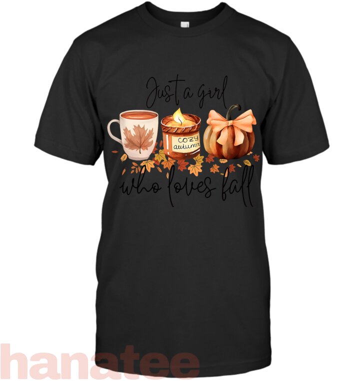 Just A Girl Who Loves Fall Pumpkin Cozy