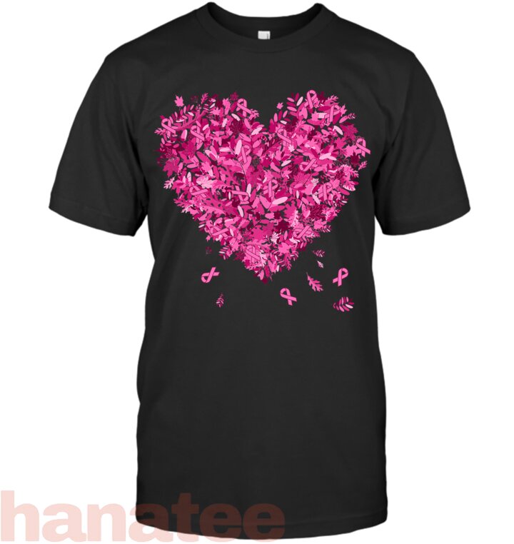 Pink Breast Cancer Leaves Heart