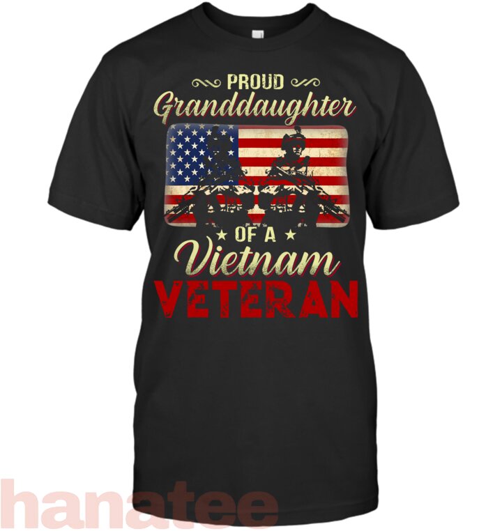 Proud Granddaughter Of A Vietnam Veteran Grandpa T-Shirt
