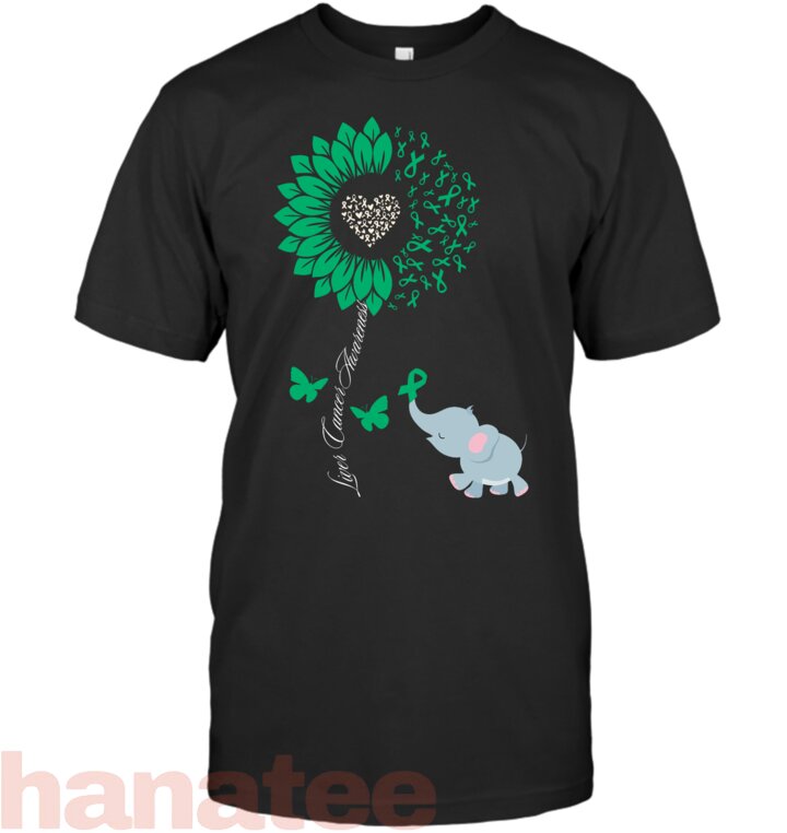 Liver Cancer Awareness Sunflower