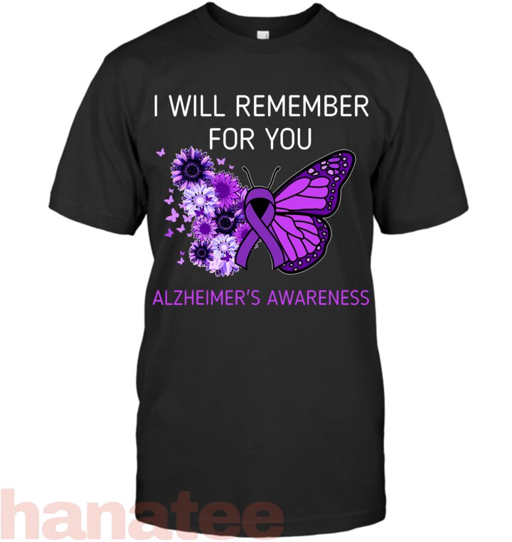 Alzheimer_s Awareness I Will Remember you Butterfly