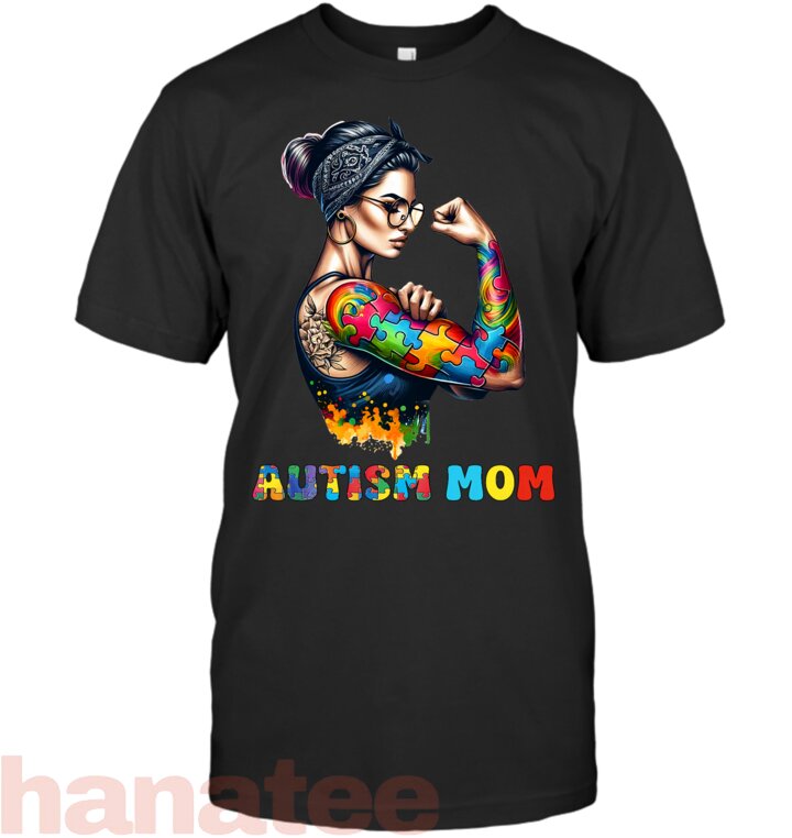 Autism Mom Autism Awareness Strong and Proud