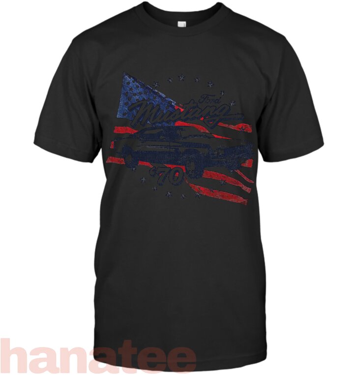 Ford Mustang 70 American Flag