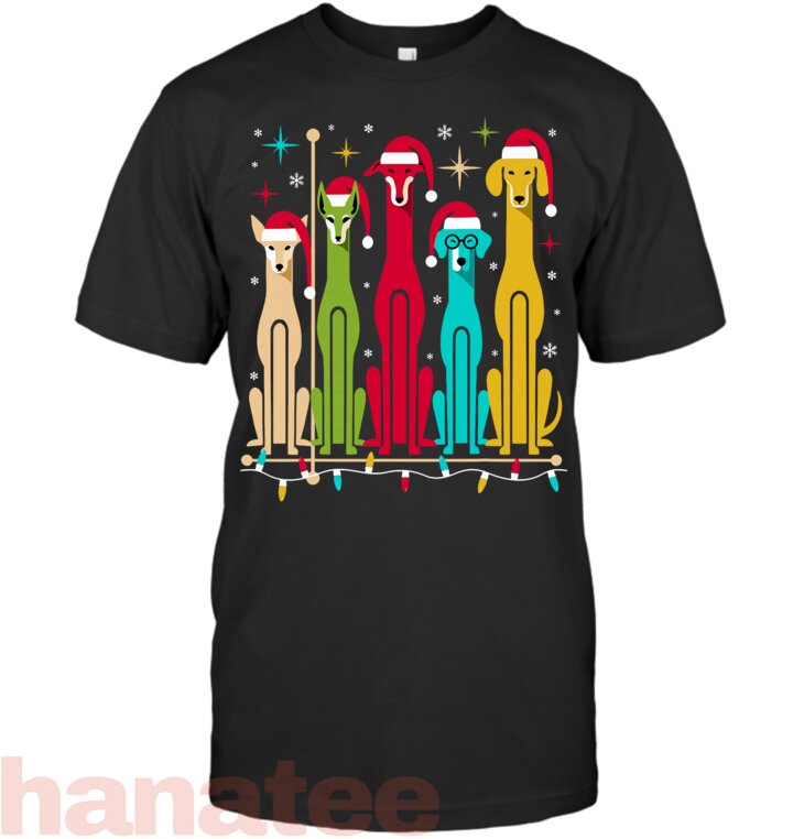 Mid-Century Modern Dogs 50s 60s Style Christmas