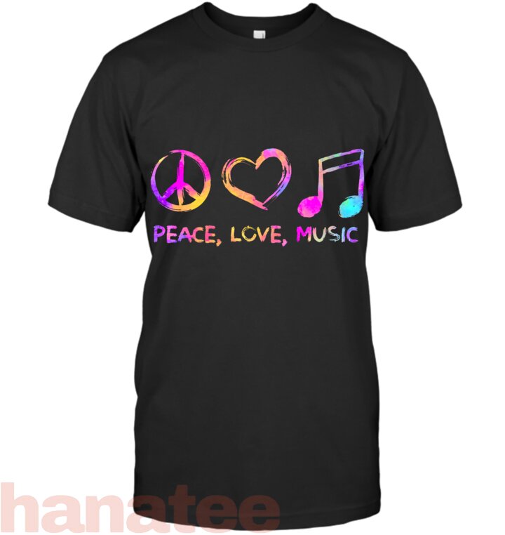 Peace Love Music Hippie