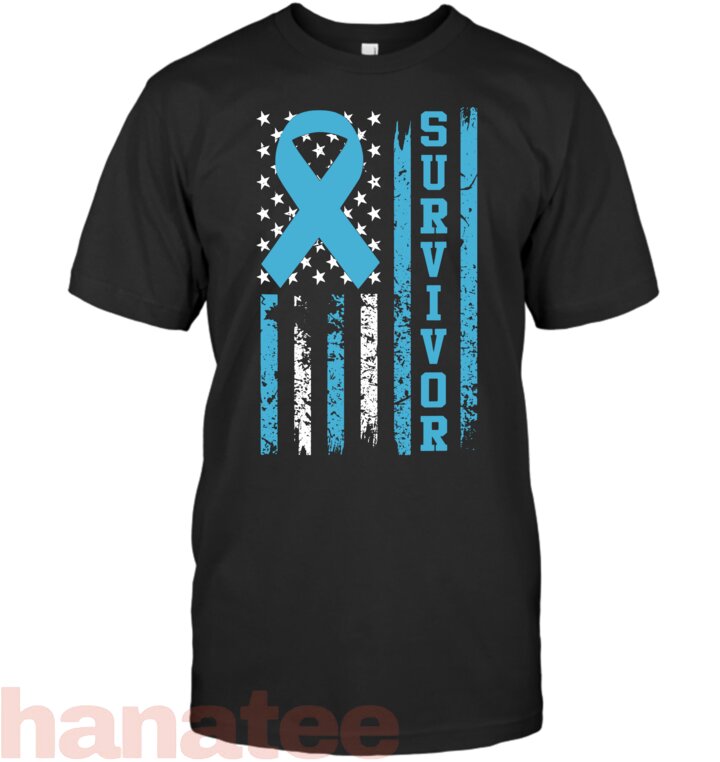 Prostate Cancer Survivor Bold Blue Ribbon