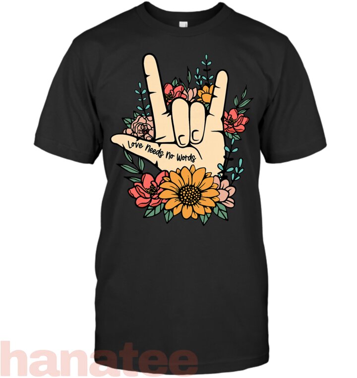 ASL Love Needs No Words Special Education Spee