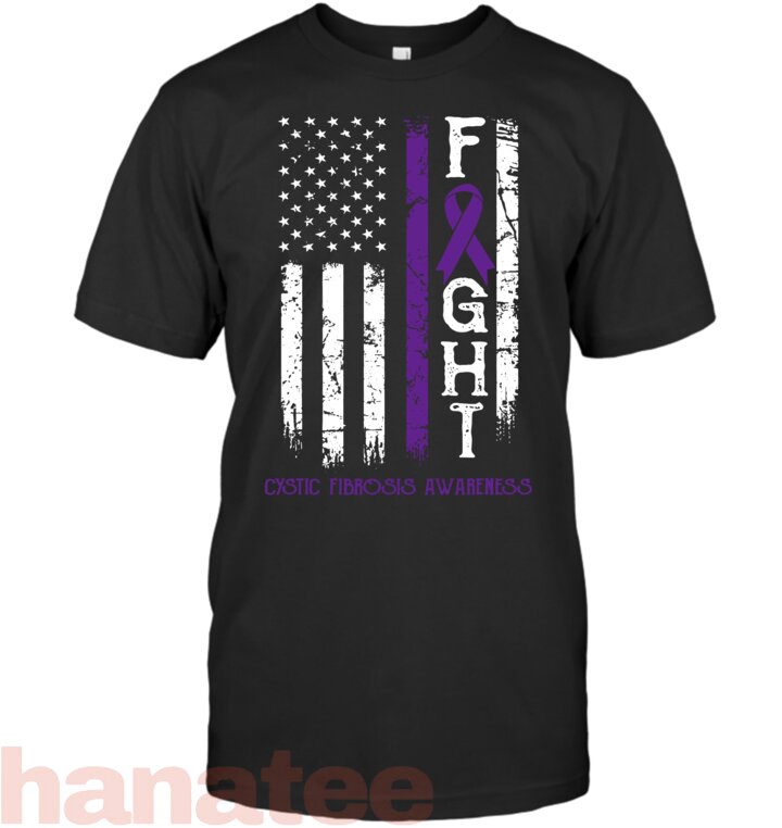 Cystic Fibrosis Warrior US Flag