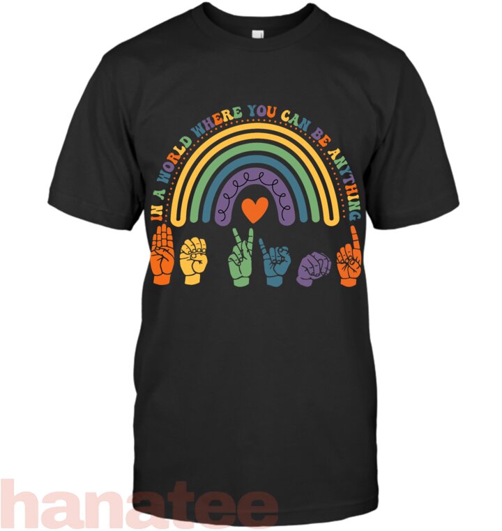 Be Kind Sign Language hands Support