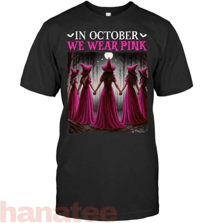 Pink Witch Halloween Breast Cancer