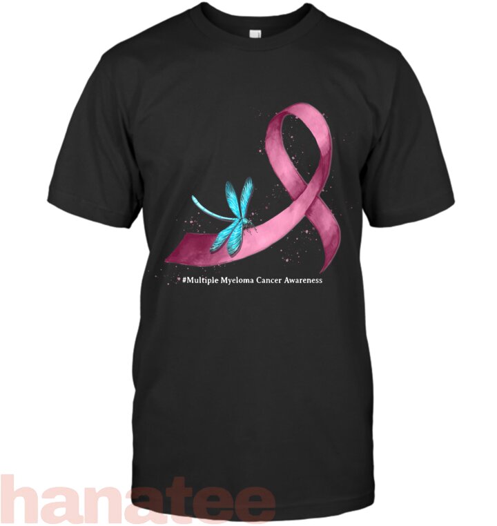 Dragonfly Burgundy Ribbon Multiple Myeloma Cancer