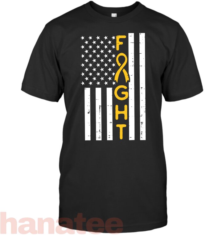 US Flag Fight Childhood Cancer