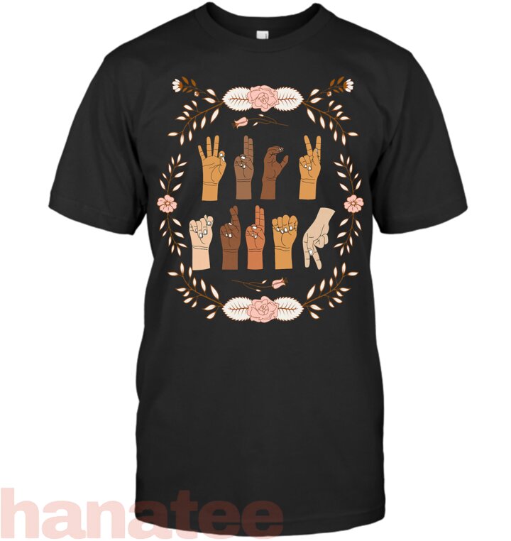 Sign Language Floral