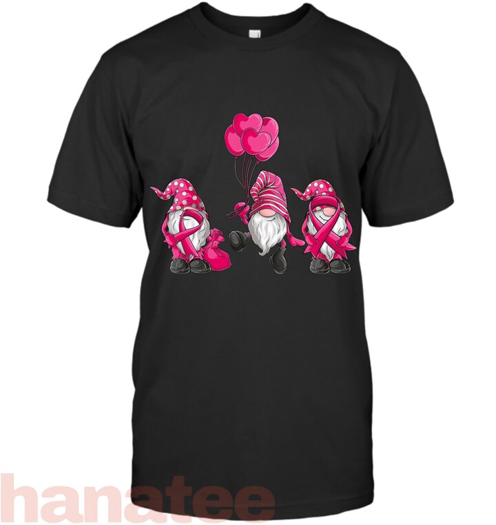 Gnomes Breast Cancer Pink Ribbon
