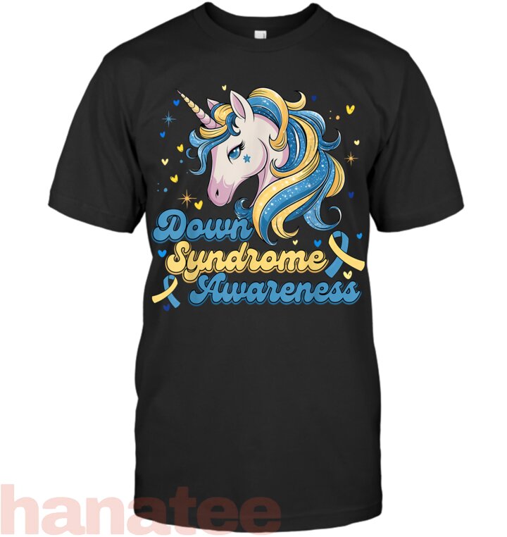 Rainbow Unicorn Down Syndrome Awareness