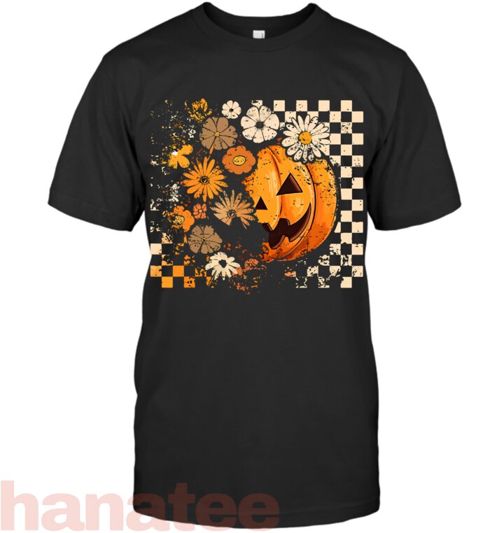 Floral Fall Vibes Pumpkin Autumn Thanksgiving