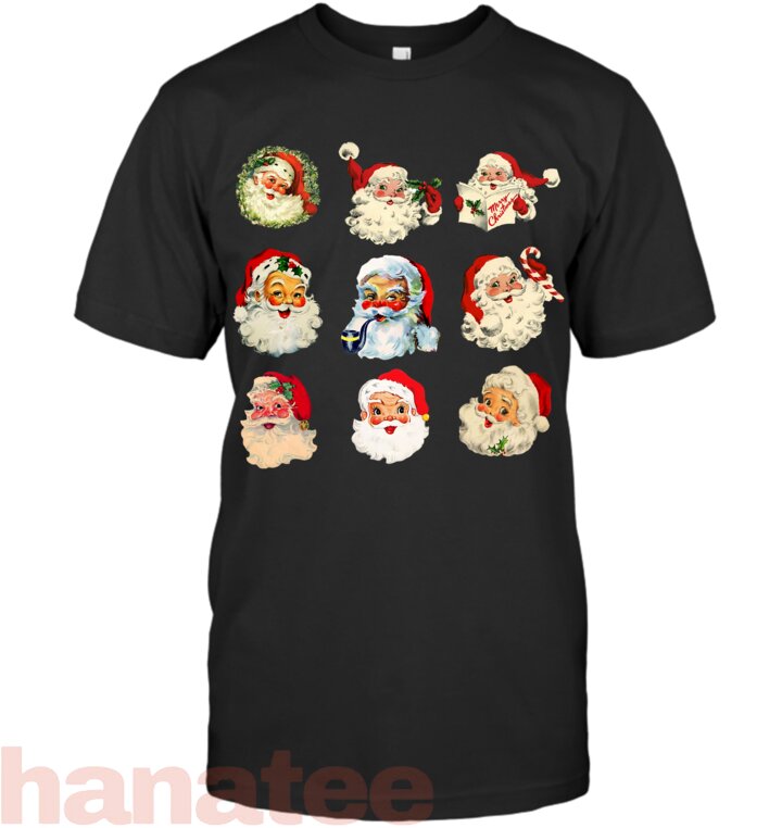 Vintage Christmas Santa Claus Faces