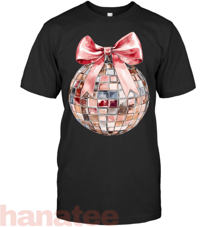Pink Coquette Bow Disco Ball Party