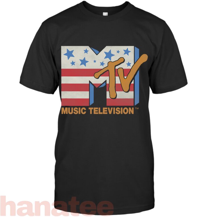 Music Television American Flag Vintage