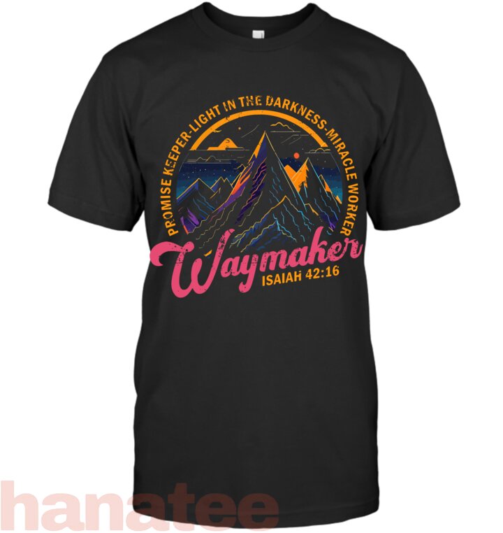 Waymaker Vintage Promise Keeper Miracle Worker Christian T-Shirt