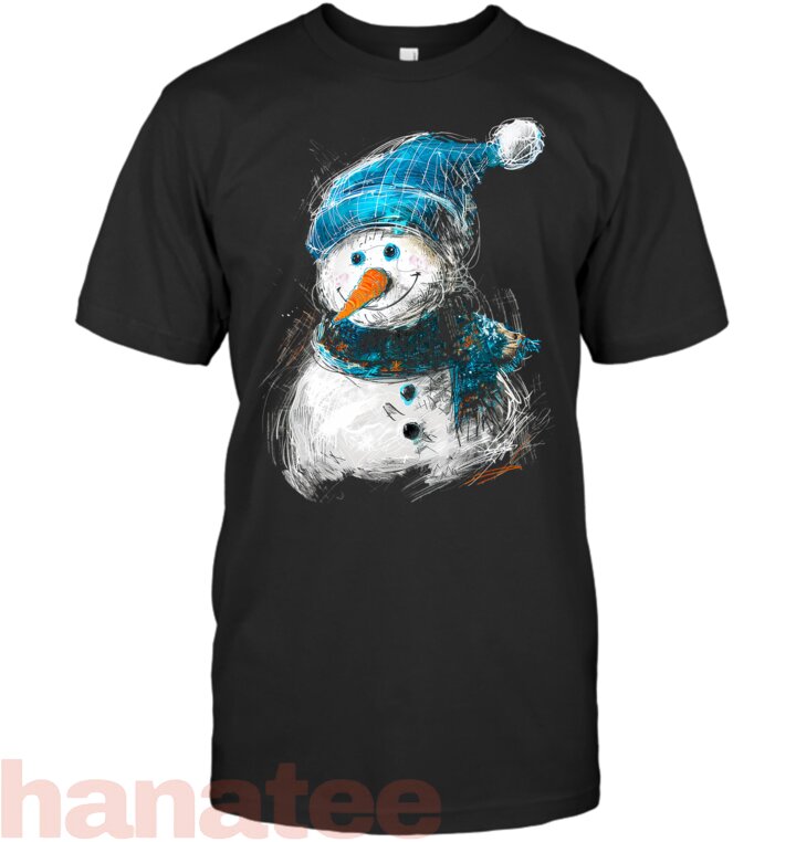 Snowman Christmas Drawing