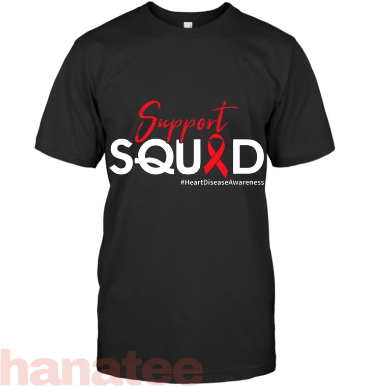 Support Squad - Heart Disease Awareness T-Shirt