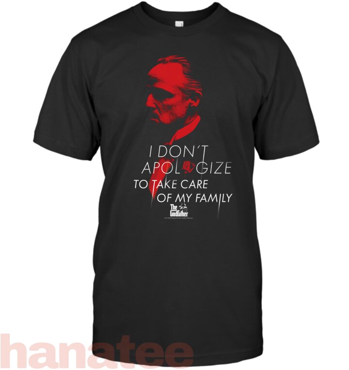 The Godfather Red Hue I Don_t Apologize Quote T-Shirt