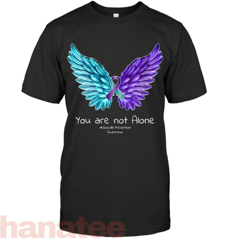 Suicide Prevention Wings And Ribbon