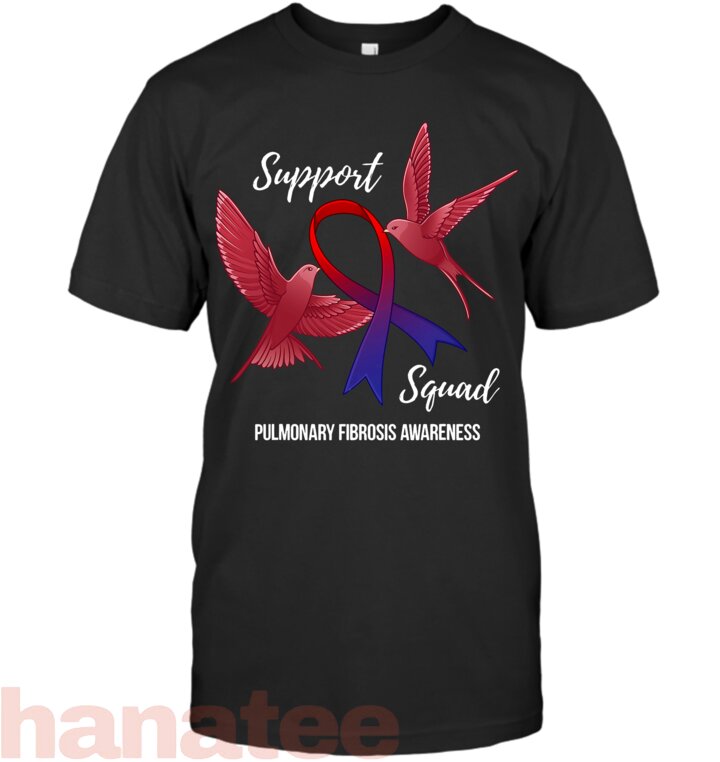 Pulmonary Fibrosis Awareness Support Squad T-Shirt